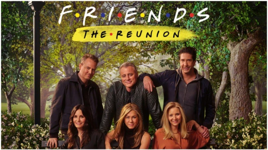 Foto de divulgação do episódio especial da série. Friends: The Reunion