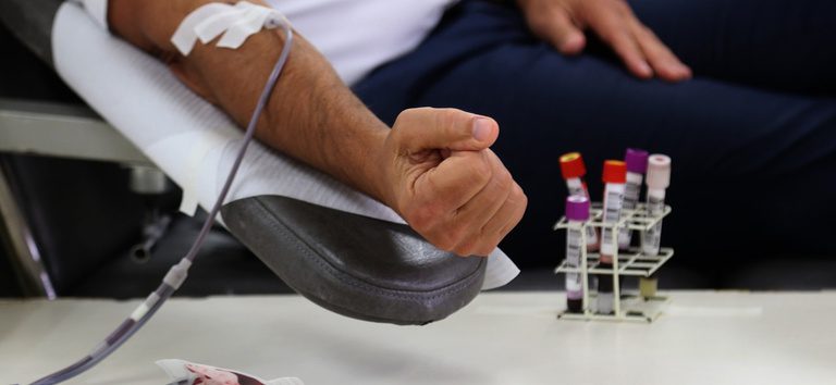 Doação de sangue acontece em diversos pontos da RMBH mediante marcação no aplicativo MG App Cidadão ou no site do Hemominas. Foto: Ministério da Saúde/Reprodução