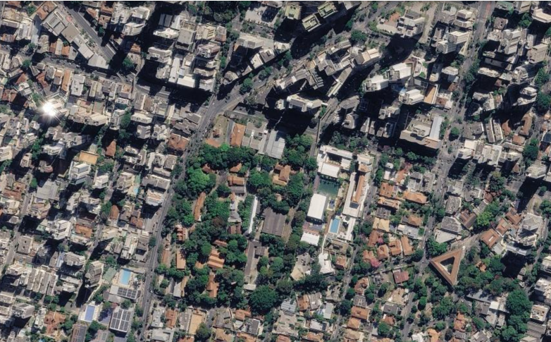 Imagem de Satélite da Região Centro-Sul de Belo Horizonte