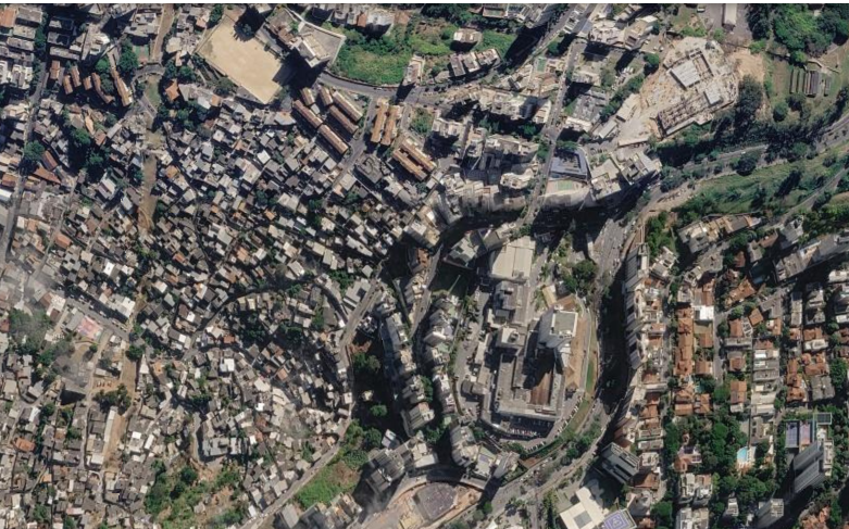 Imagem de Satélite da Região Oeste de Belo Horizonte